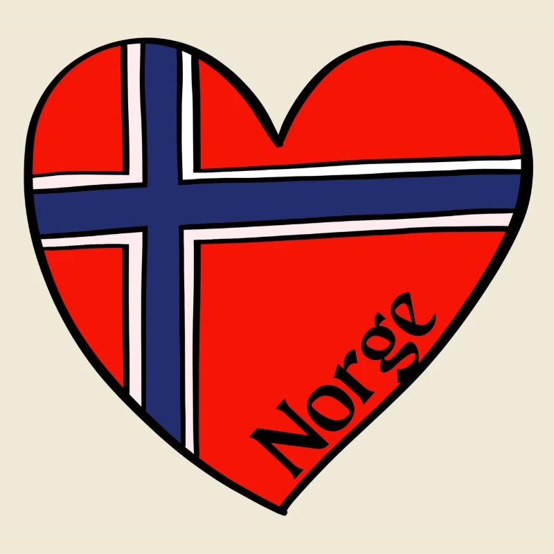 Le drapeau de la Norvège