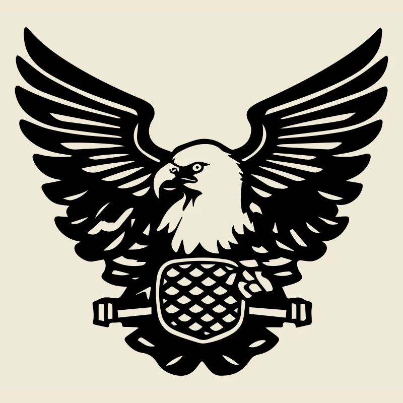 aigle volant ouvrant ses ailes