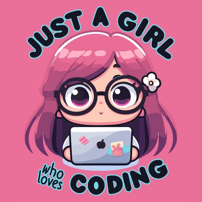 EINFACH EIN MÄDCHEN, DAS DAS PROGRAMMIEREN LIEBT