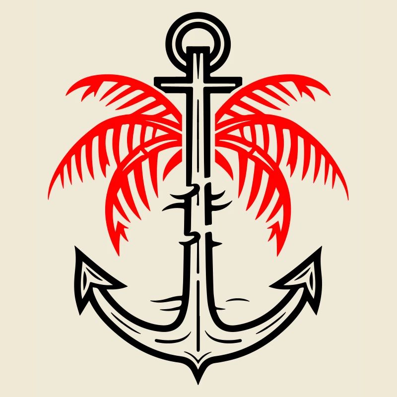 Palme Anker Symbol