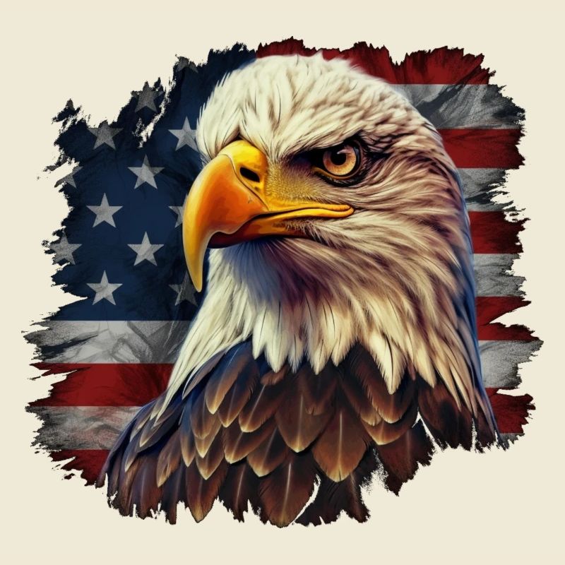 Drapeau Eagle USA