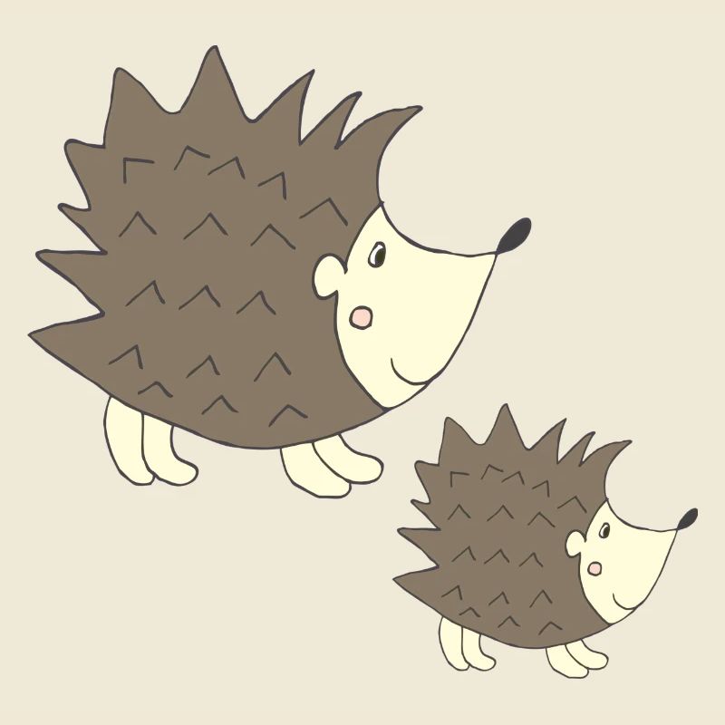 großer igel und kleiner igel