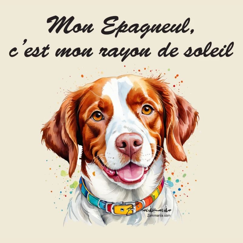 Epagneul rayon de soleil