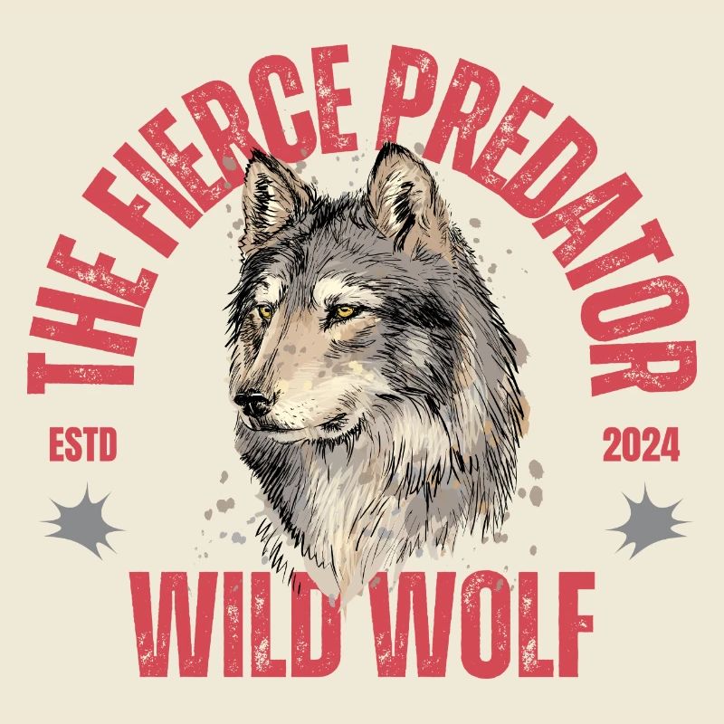 Wild wolf