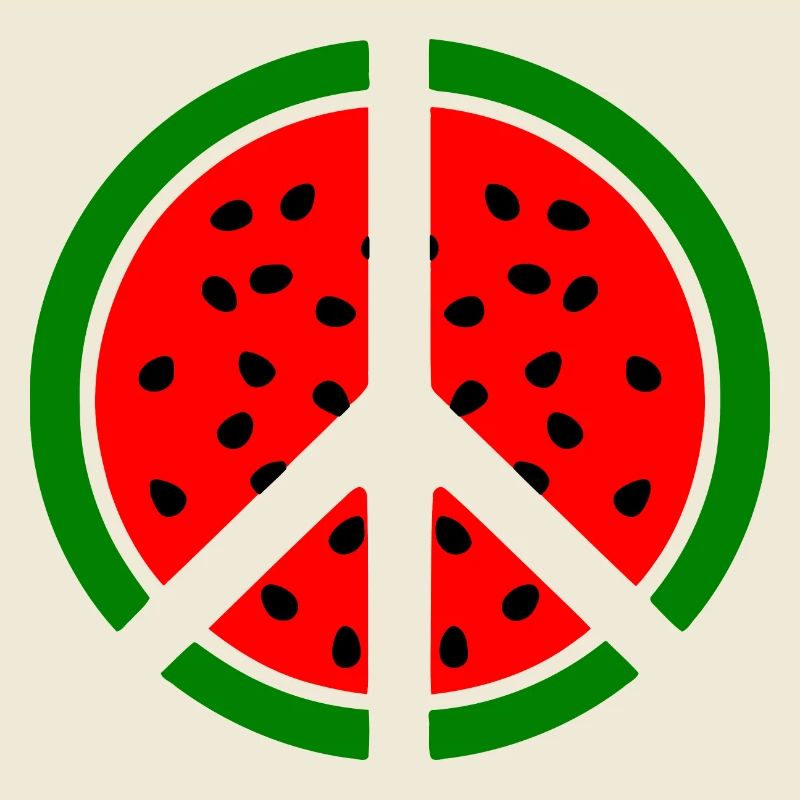 Symbole de paix pastèque