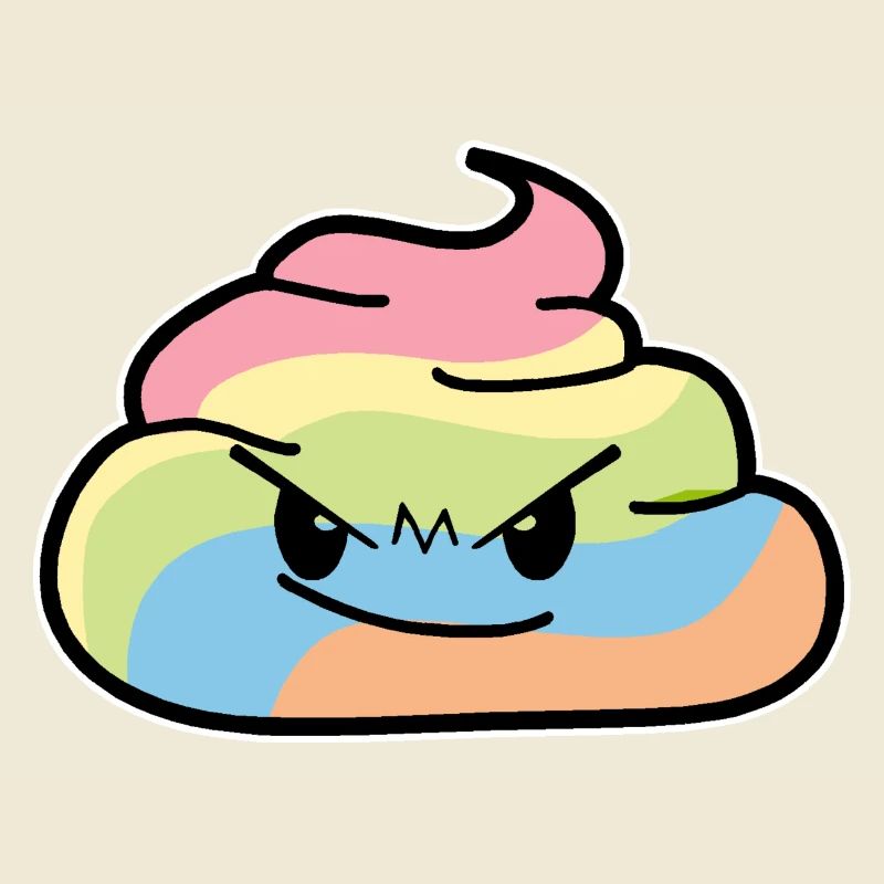 Rainbow Bunch - Caca grincheux