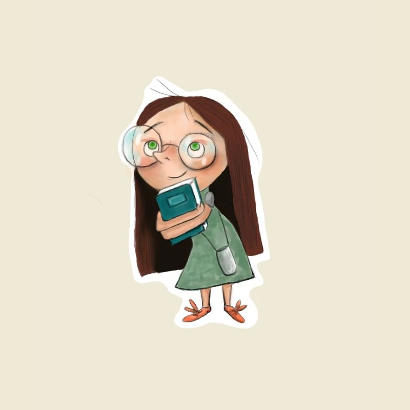 Buch, Bücher, kleines Mädchen mit einem Buch