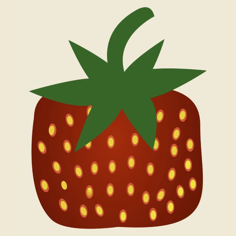 Funny angular strawberry gift idea