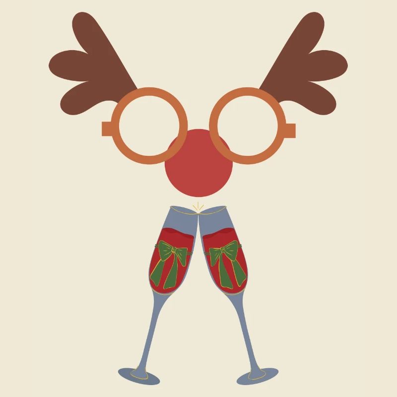 Weihnachtsdesign-Geschenkidee-Feier