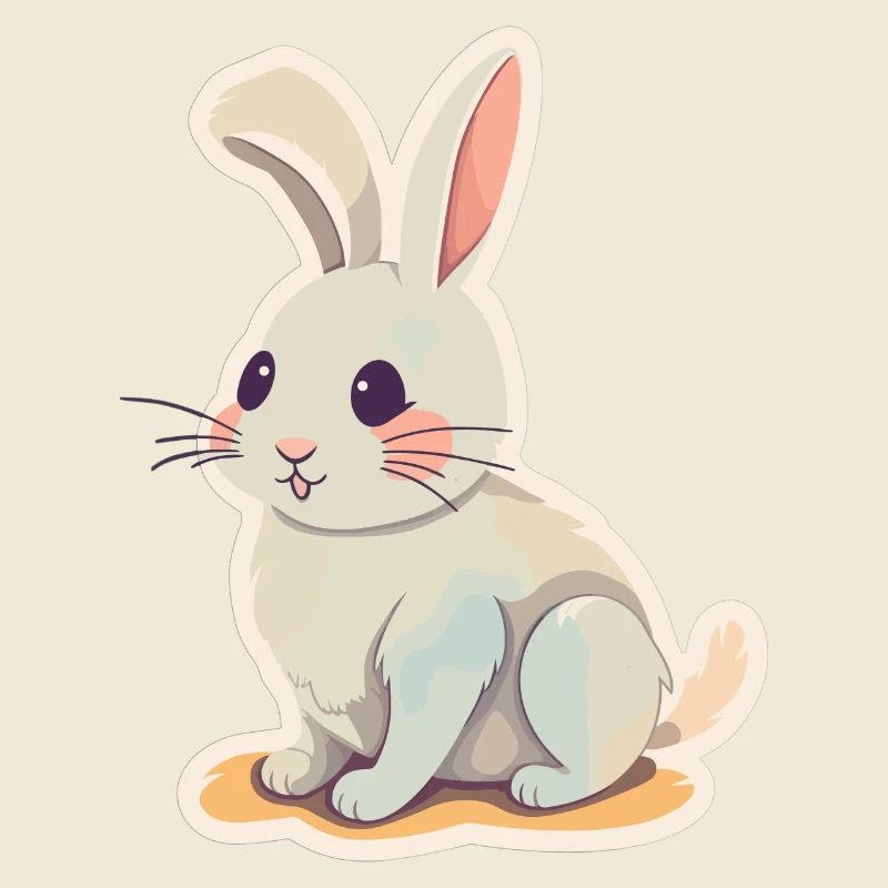 Rabbit Bunny Comic Kunst