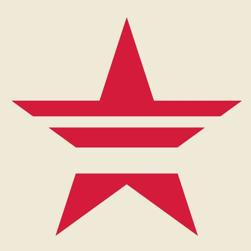SHARP roten Ausschnitt STAR