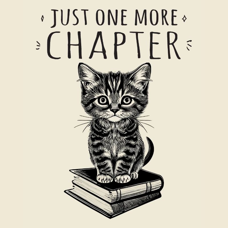 Nur noch ein weiteres Kapitel, Bücherwurm Katze