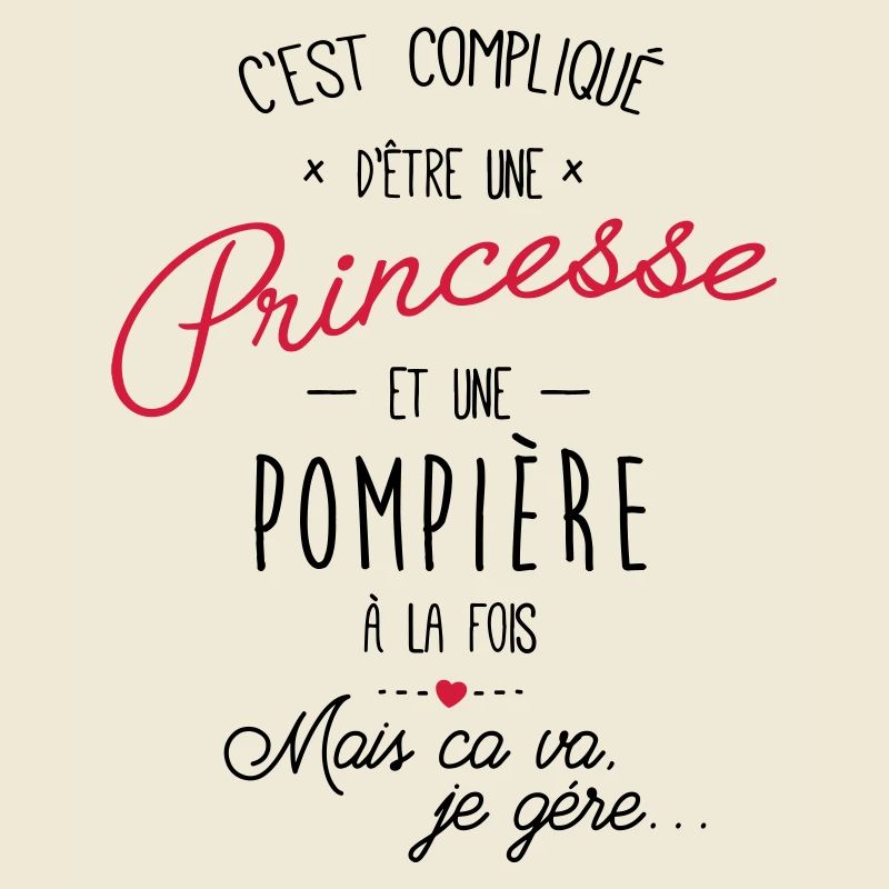 Princesse et pompière - pompier