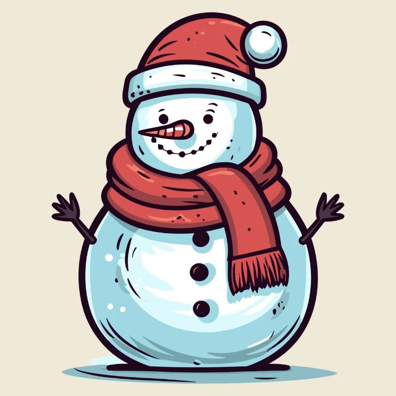 Ich bin der coolste Schneemann