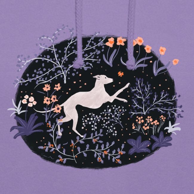 Windhund im Traumwald