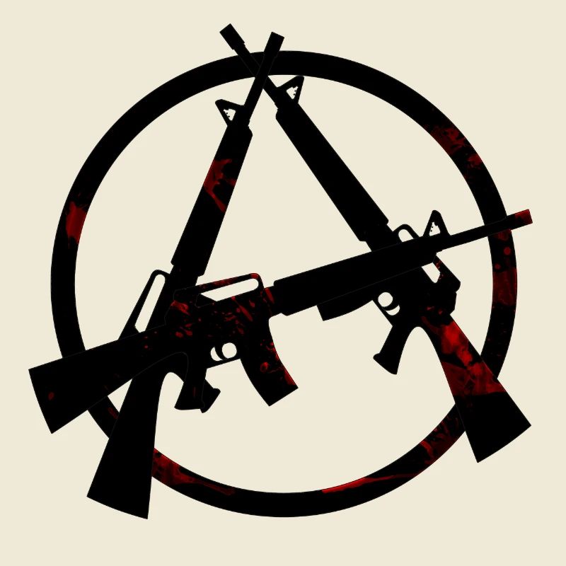 machine gun anarchy, anarchy, anarchist