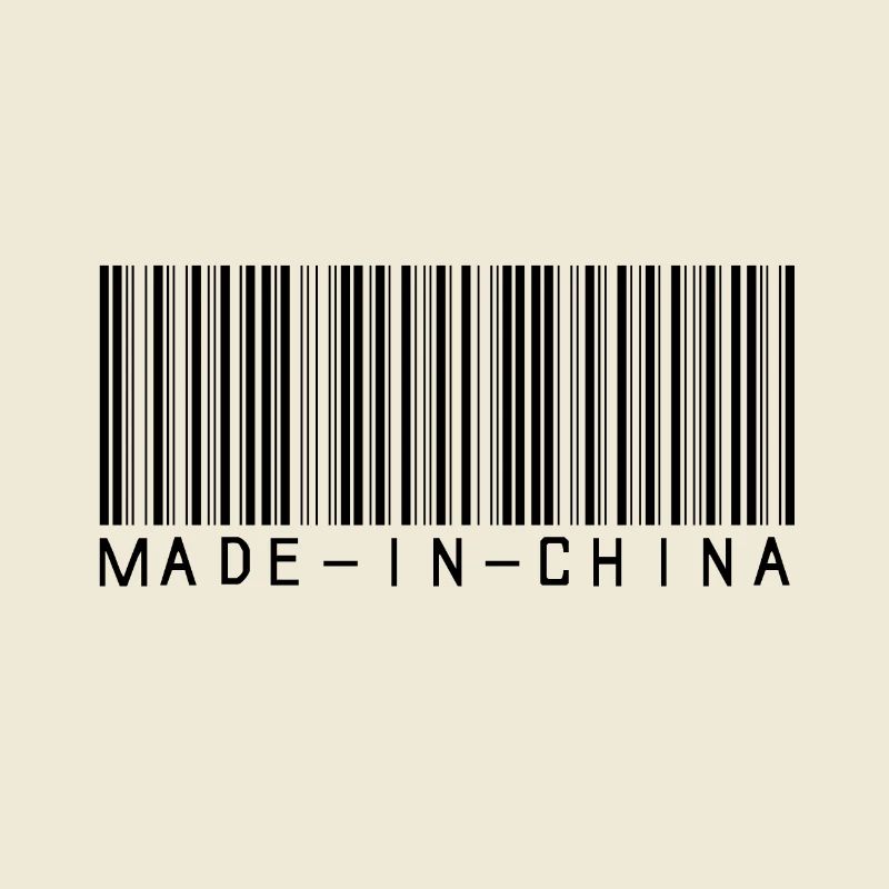 Fait en Chine code barre dénoncer mondialisation