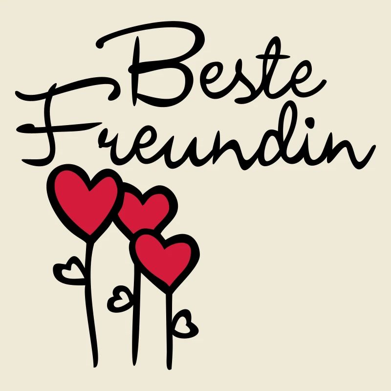 BESTE FREUNDIN mit Herz