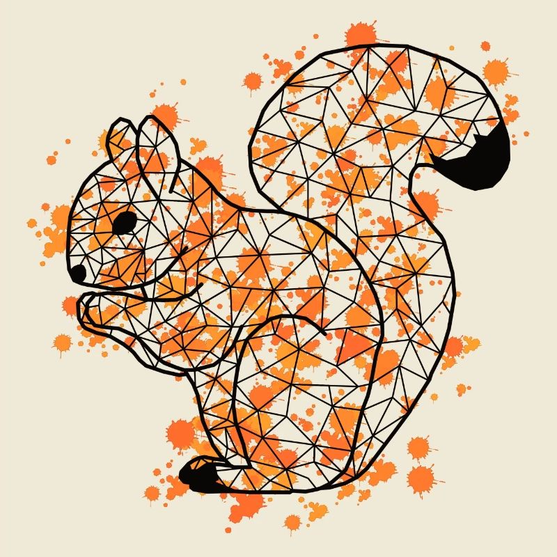 Squirrell GeomeTRIX bunt