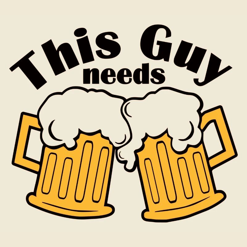 This guy needs a beer