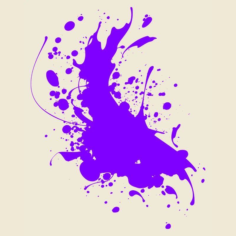 Splatter paint splashes Abstract