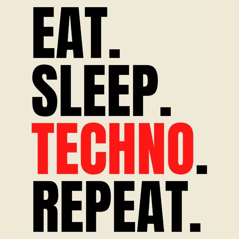 manger du sommeil techno répéter