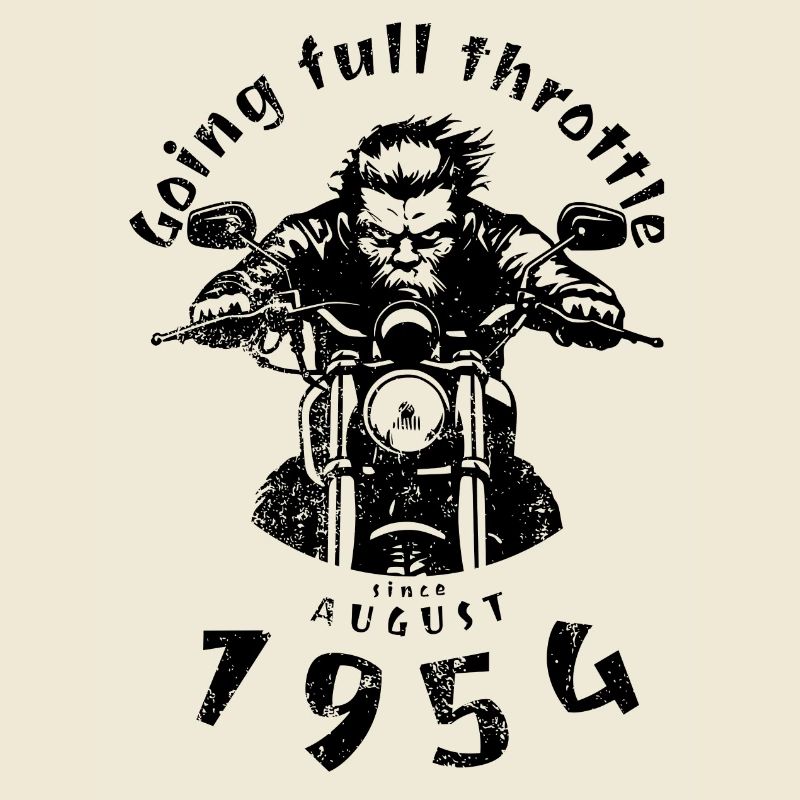 70. Geburtstag Going full throttle since 08/1954