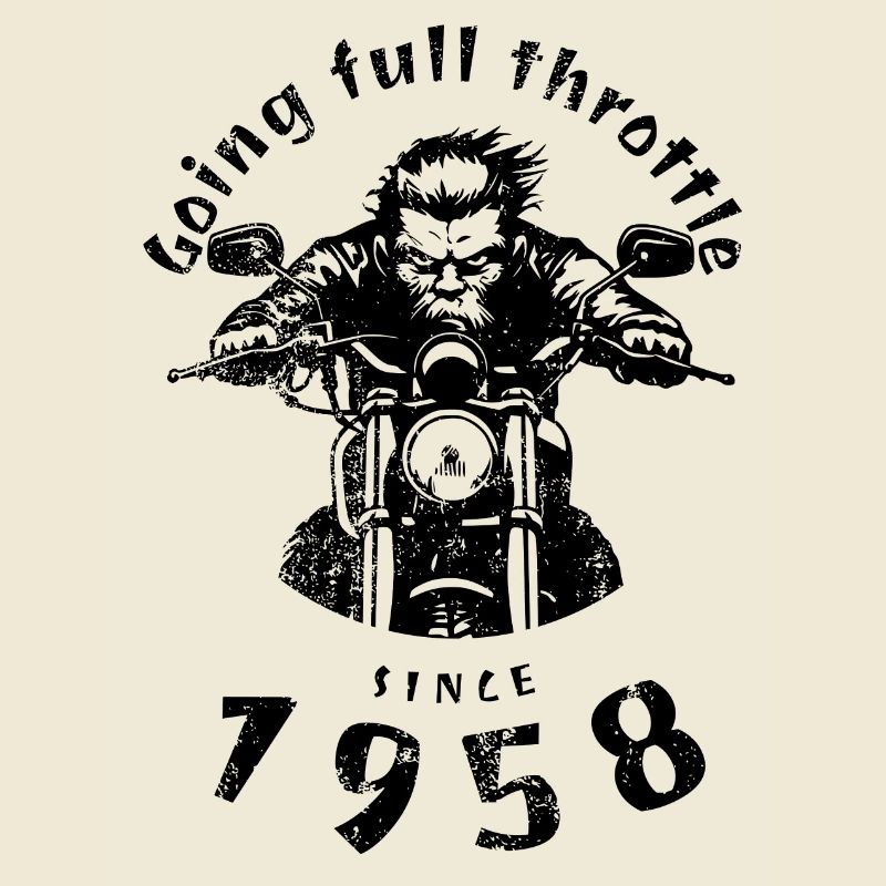 66. Geburtstag Going full throttle since 1958