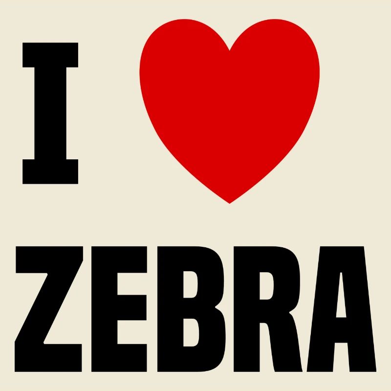 Ich liebe Zebra
