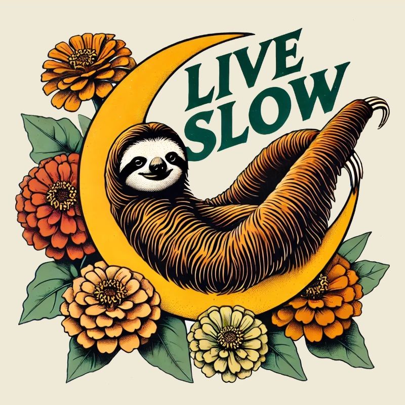 Live Slow Sloth