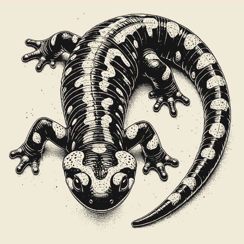 Fire salamander