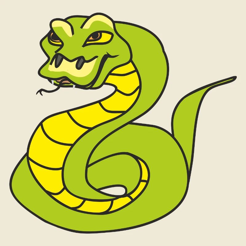 Serpent vert
