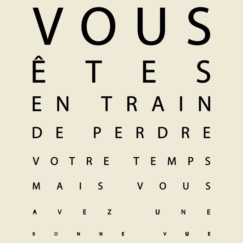 vous avez