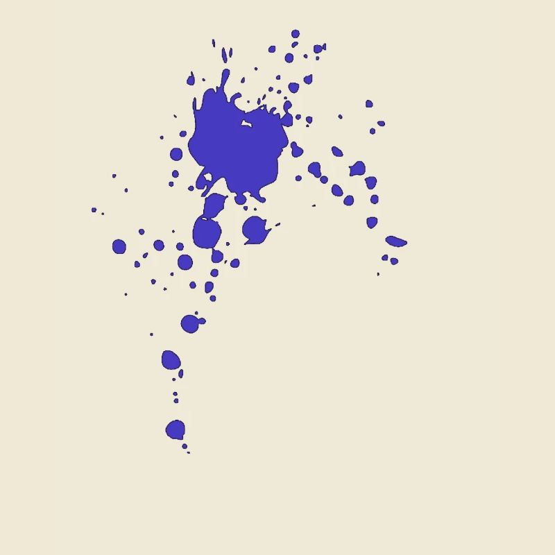 Éclaboussures de peinture éclaboussures d'idée de cadeau de couleur