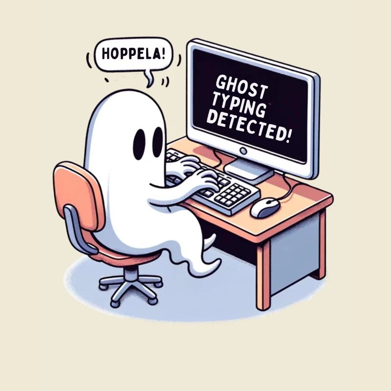 GHOST TYPING DETECTED! -Oops!