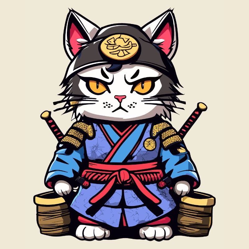 Samurai Cat #23