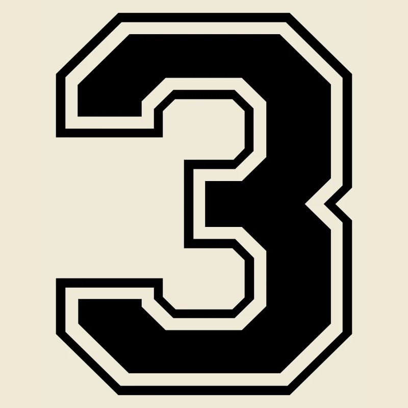 3, Three, Three, number, number