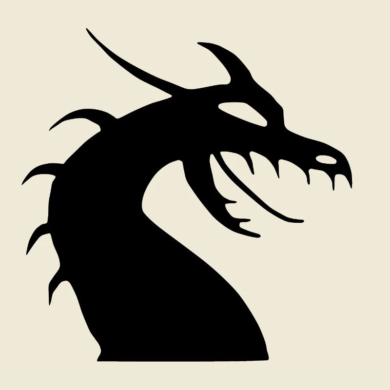 Dragon Head Silhouette