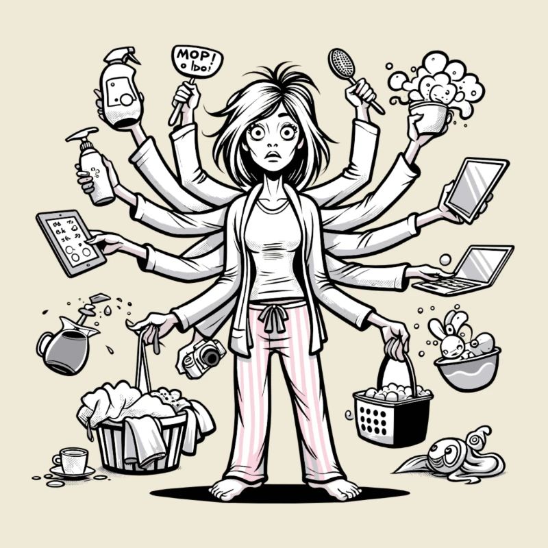 Multitasking Mom