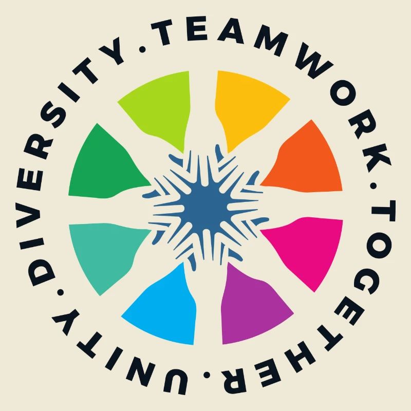 UNITY DIVERSITY . TEAMWORK TOGETHER . brand new