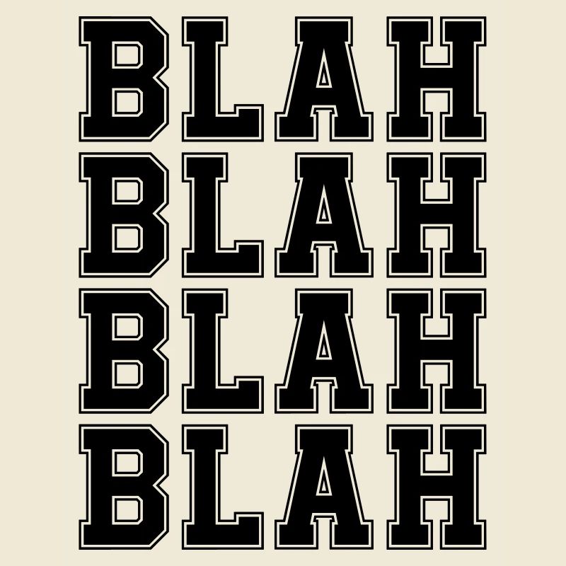 bla bla bla
