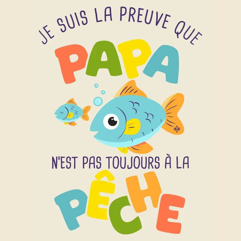 papa pêche pêcheur naissance bébé nourrisson