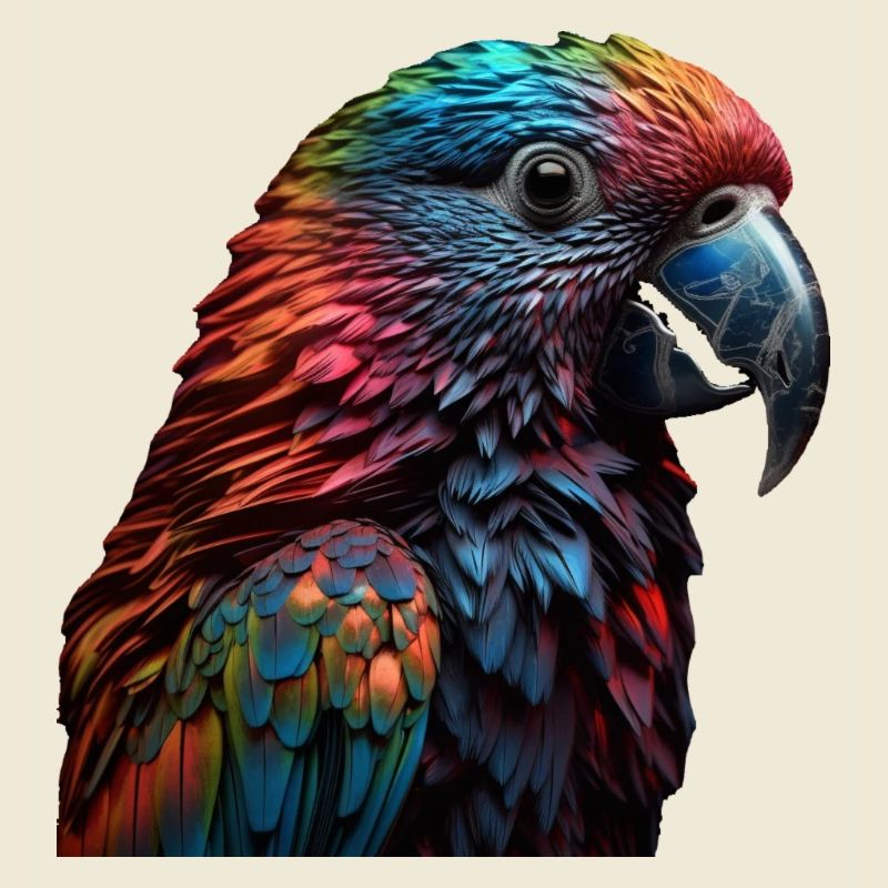 Le perroquet multicolore