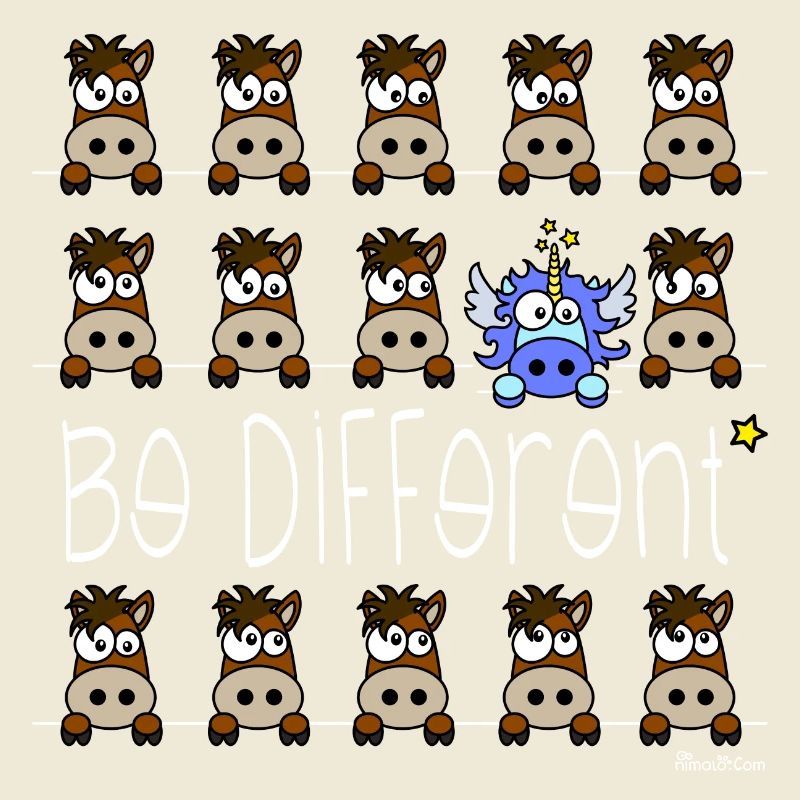 Licorne Bleu - Be Different, WT