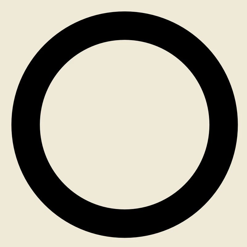 Ring circle style hipster icon Mathematics
