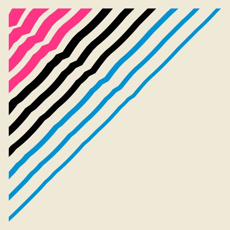 Triangular shape lines Many lines pattern