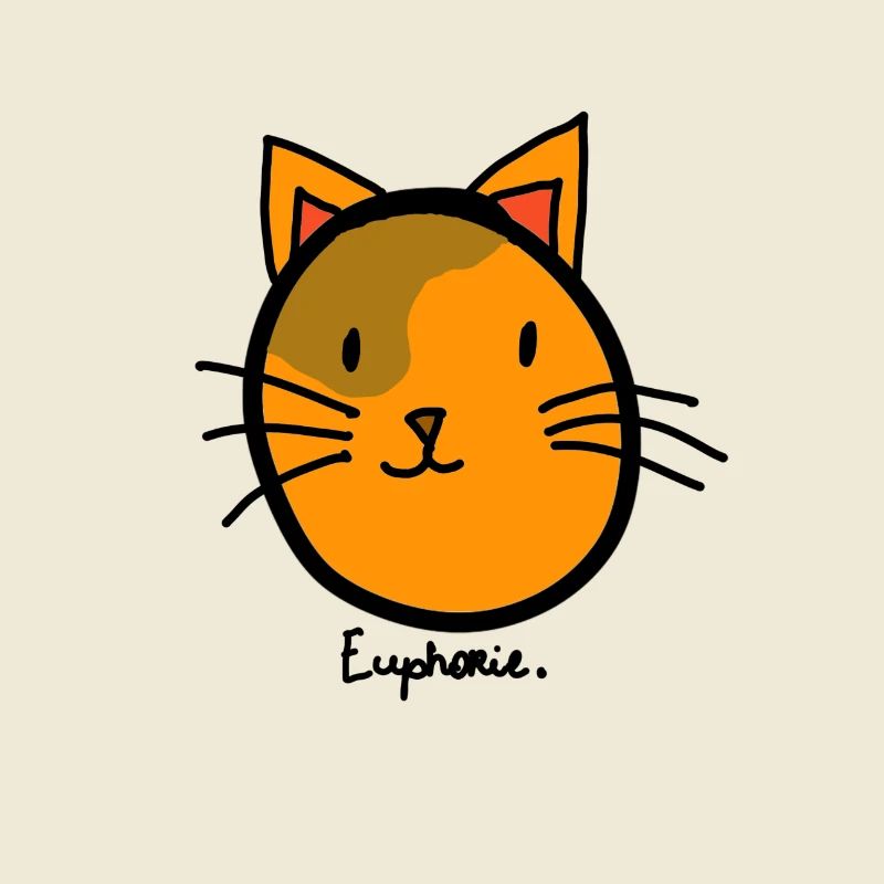 Simplistic Red Cat