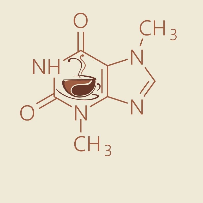 molécule de café