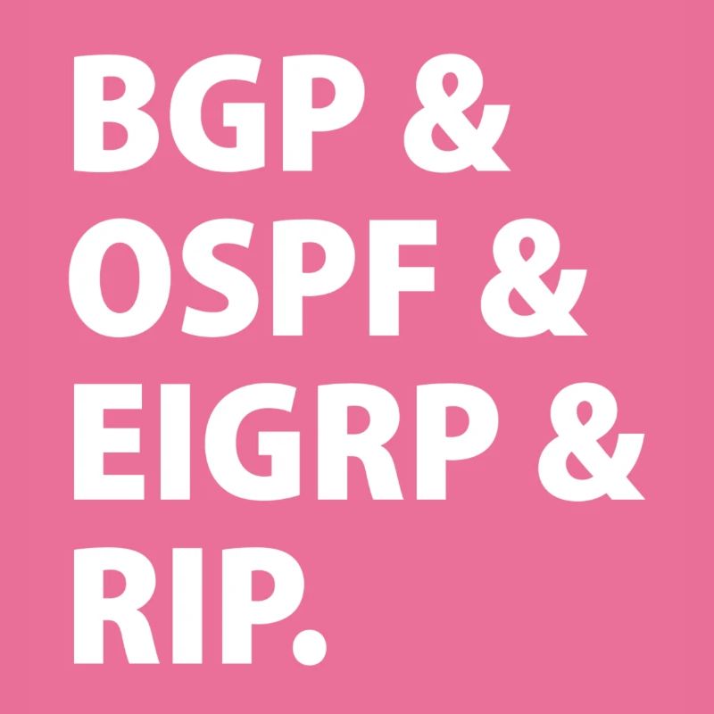 BGP & OSPF & EIGRP & RIP.