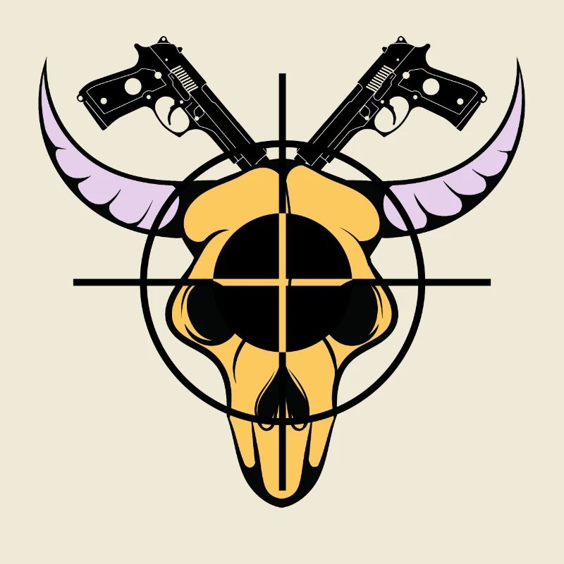 Buffalo Skull - Arme dirigée vers la cible